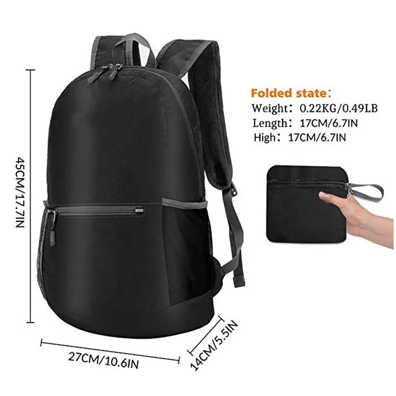 
Amazon Top Seller outdoor hiking lightweight foldable backpack,cheap foldable backpack 