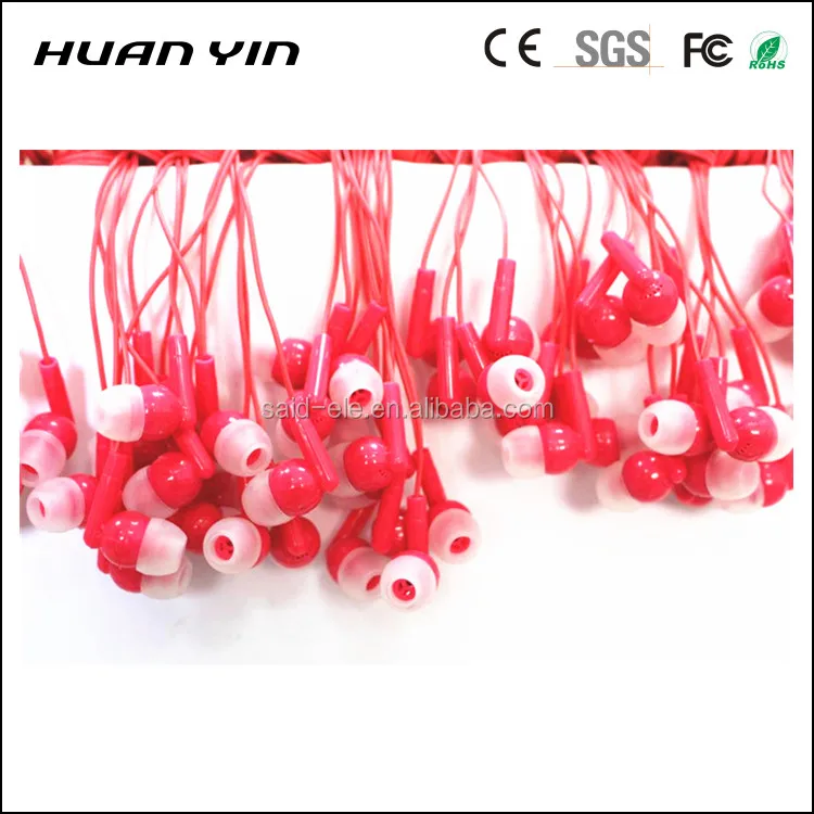 wholesale disposable earbuds low cost soul mate earphones travel earbuds