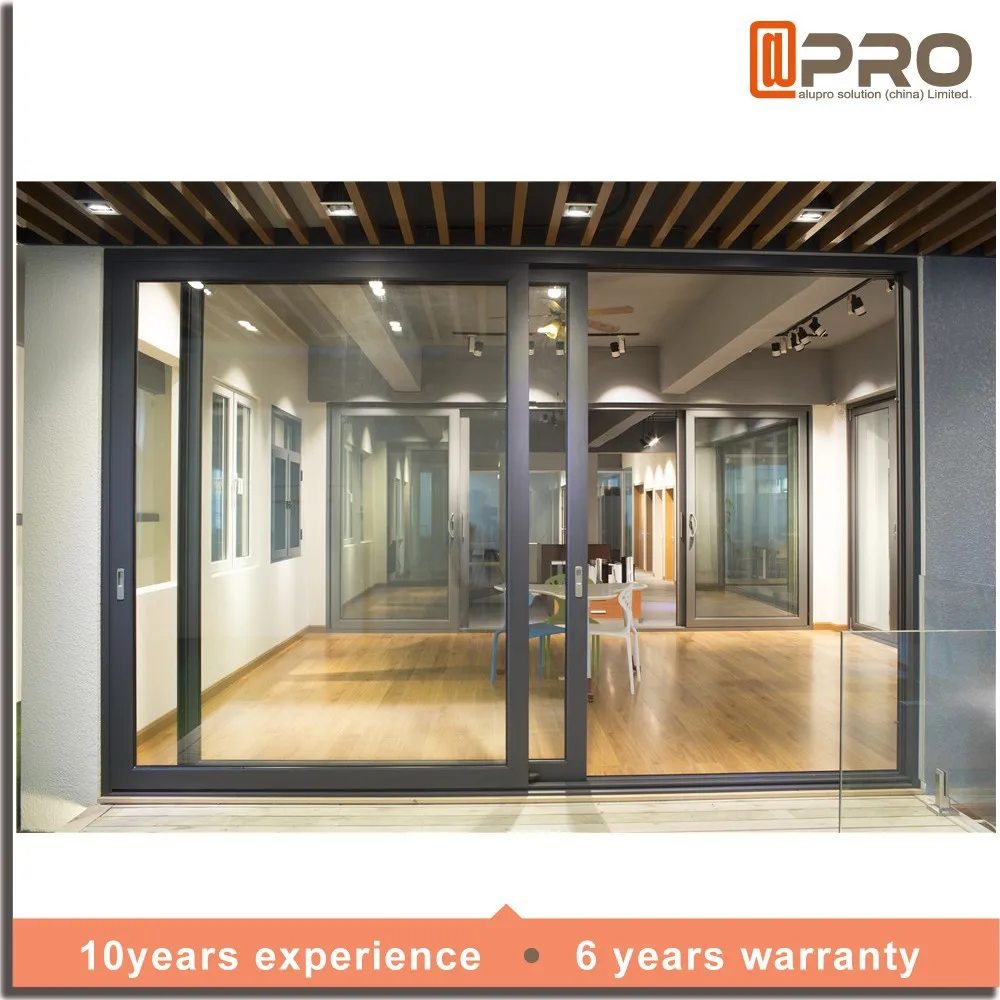 Apro Factory Supply high quality lift glass door for villa with good quality lift sliding door aluminium lift and slide door