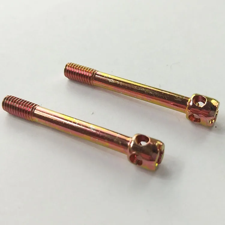 Brass Cross Recessed Bored Head Electricity Meter Lead Seal Screw