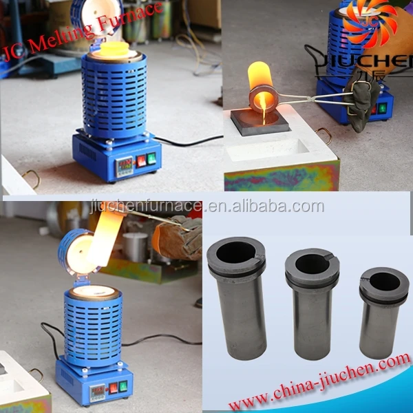 110V 4kg Capacity Metal Melting Furnace Kit for Melting Precious Metals
