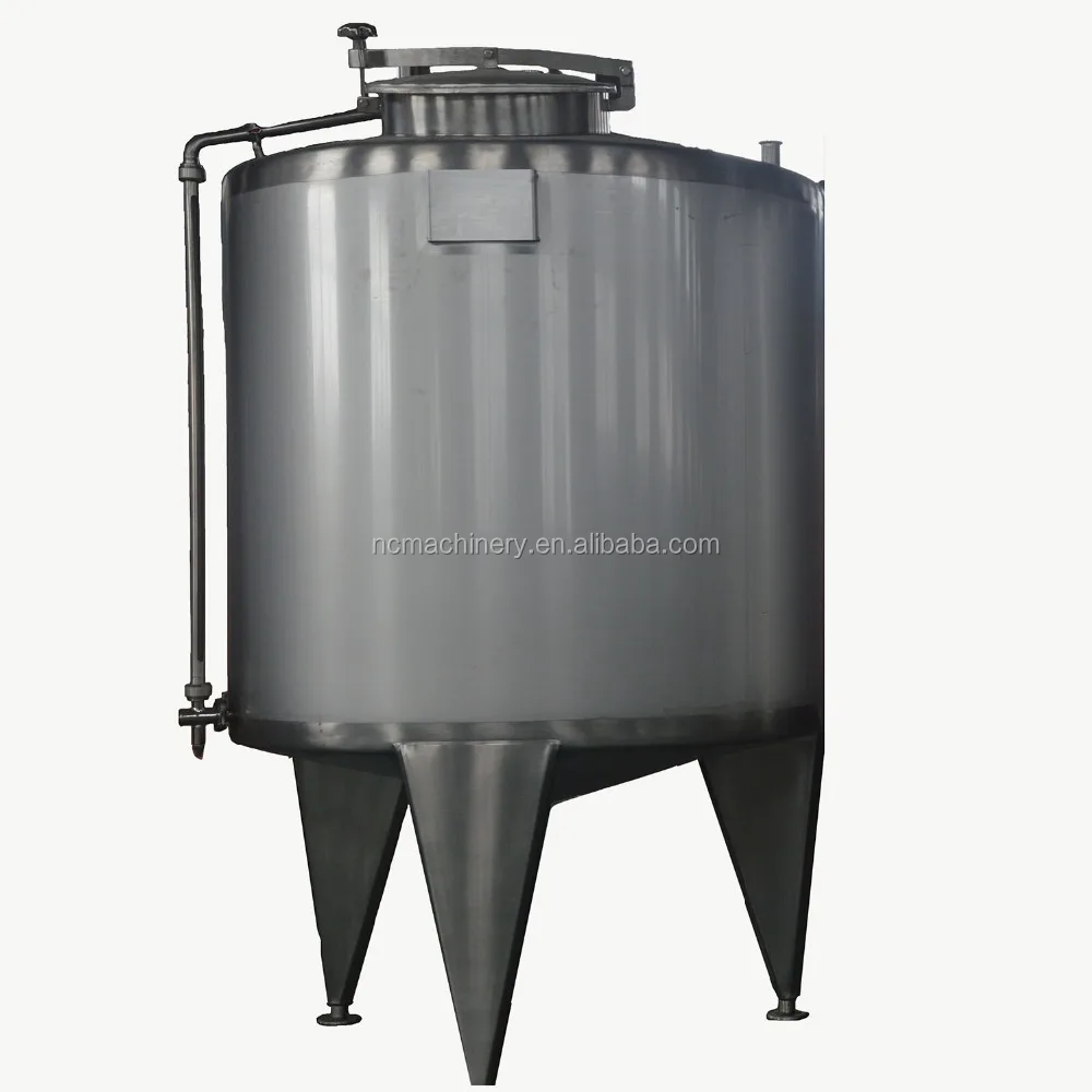Industrial Food Sanitary Stainless Steel 1000L Flavored Juice Storage Tanks