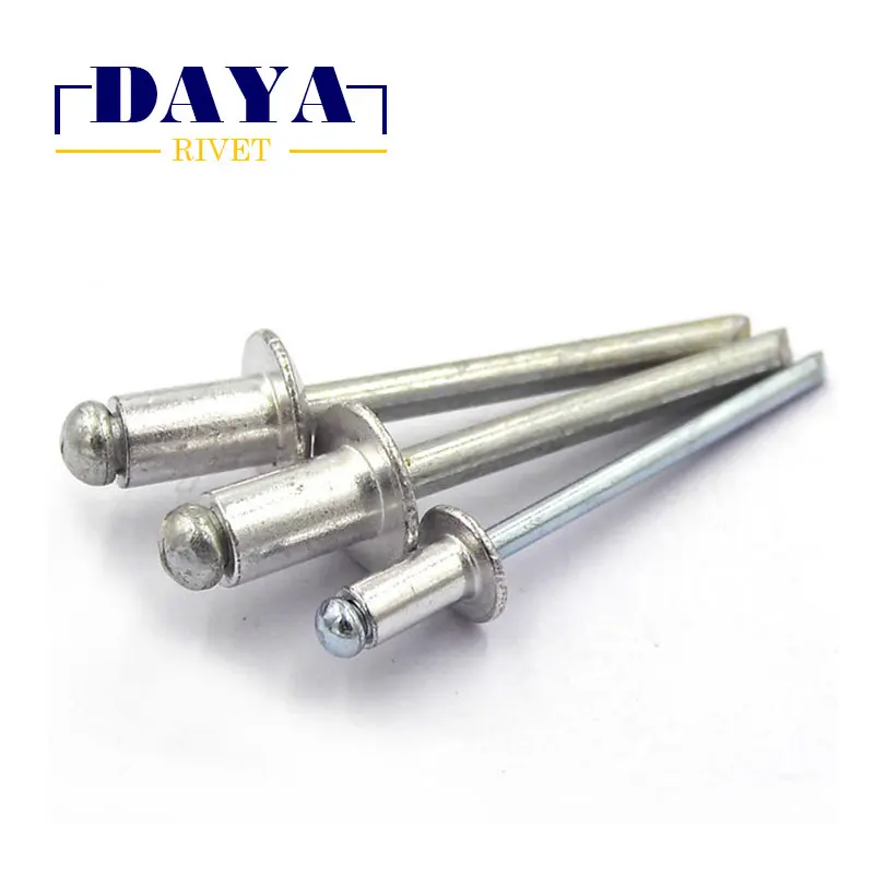 M3.2-M6.4 month open decoration nickel pop rivet blind rivet aluminum rivet