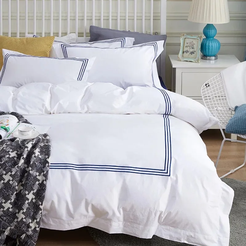 Hotel used bedding set 100% cotton fabric for dealers with competitive price