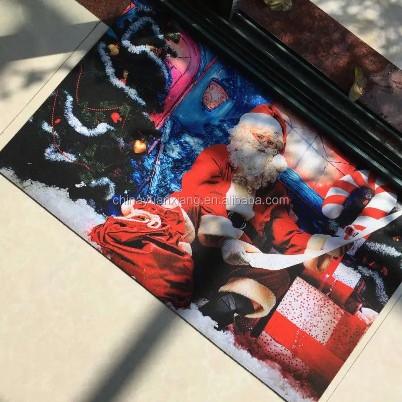 Holiday Decoration Printed Outdoor Christmas Door Mat