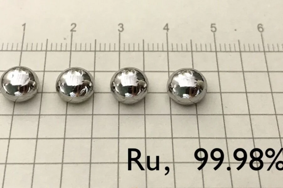 2g 99.98% Ruthenium rare metals ingots High-temperature instrument