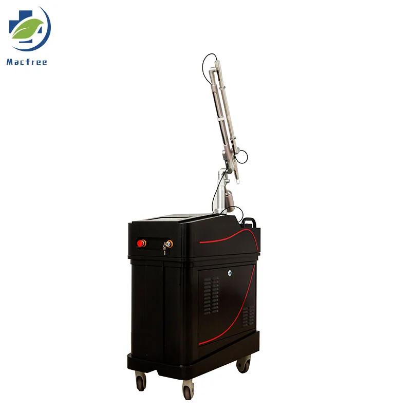 
Factory price Q-switched 1064nm 755nm 532nm Korean laser arm Picosecond laser for tattoo pigment removal 