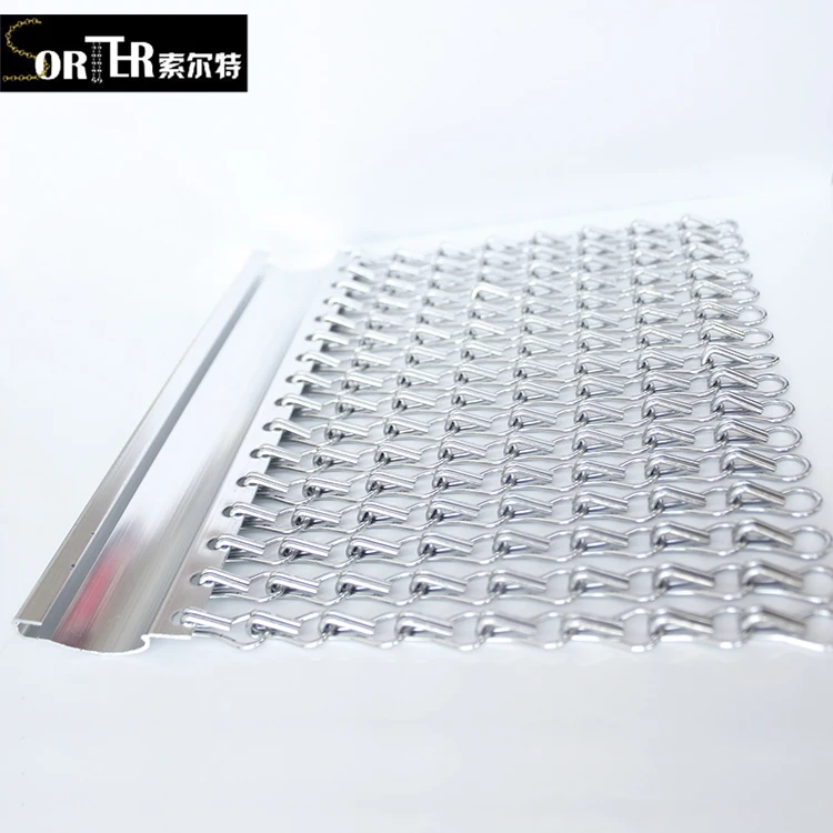 Logo aluminum chain curtain anodize aluminum link chain curtain for room decoration