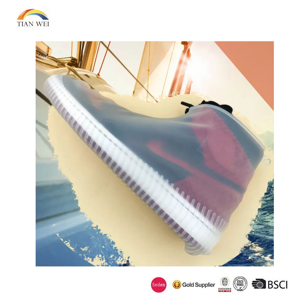 BSCI Audited factory  Manufacturing Non-Slip silicone overshoes waterproof silicone shoecover in stock