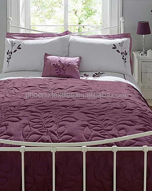 newest embroidery silk cotton quilt cover