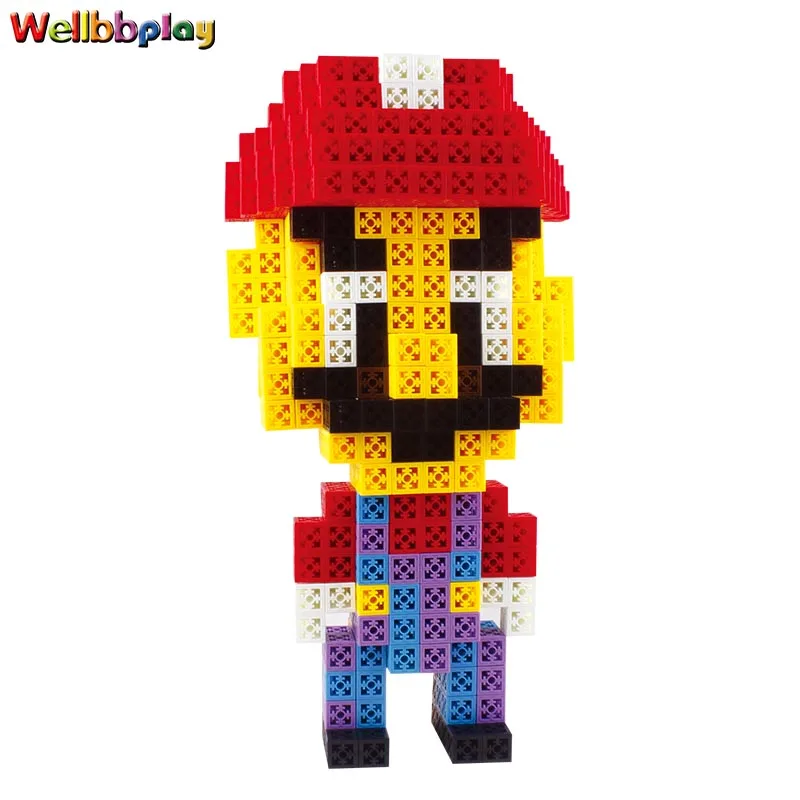 DIY Toy Style and Plastic Material Plastic building blocks