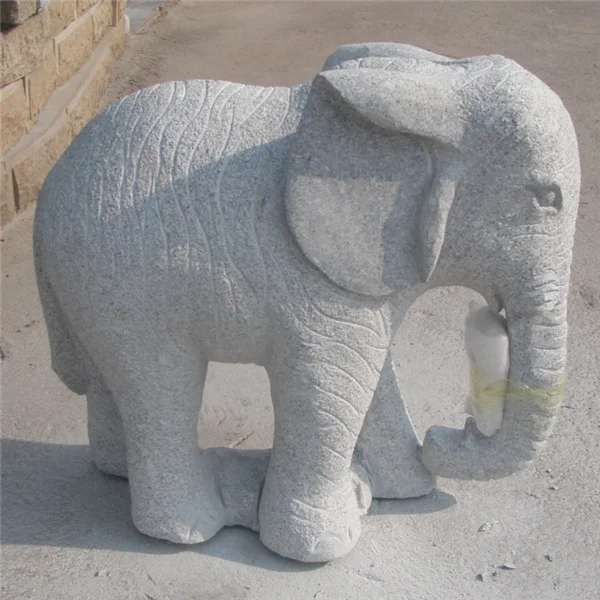 
Garden large stone elephant statues 