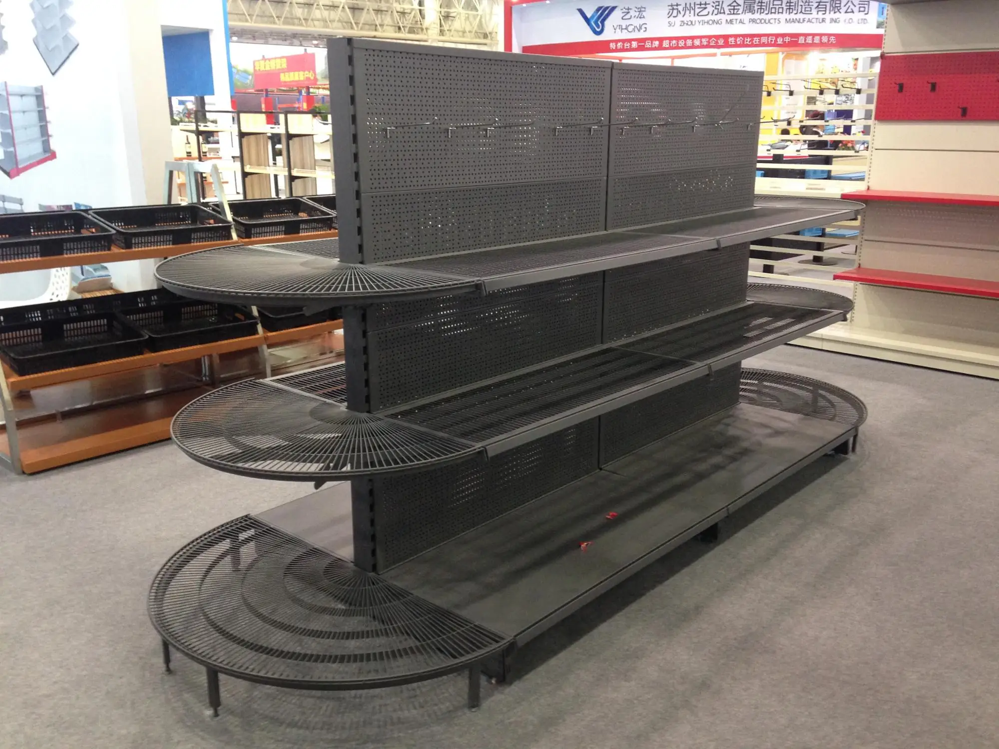 Hypermarket Retail Fixture Suppliers Store Furniture Shelf Rack