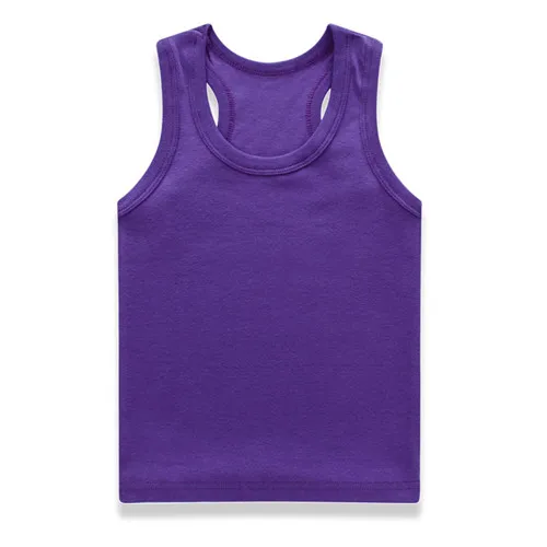 
Make Your Design Custom Tank Top for Girls Boys,100% Cotton Child Vest Custom Printing 