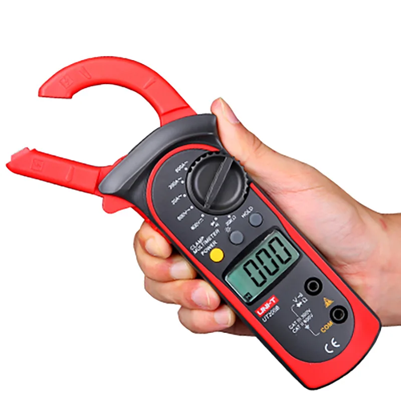 UNI-T Цифровой мультиметр с клещами UT200B ACA DC / DC Напряжение Вольтметр Сопротивление 600A Омметр Удержание данных Диодный т