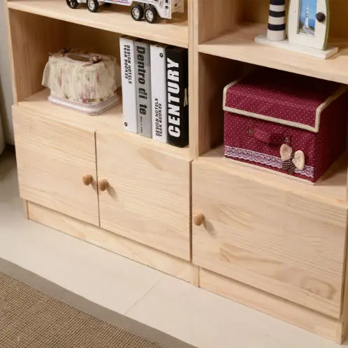 
Pine Wood Modern Bookshelf for Kindergarten 