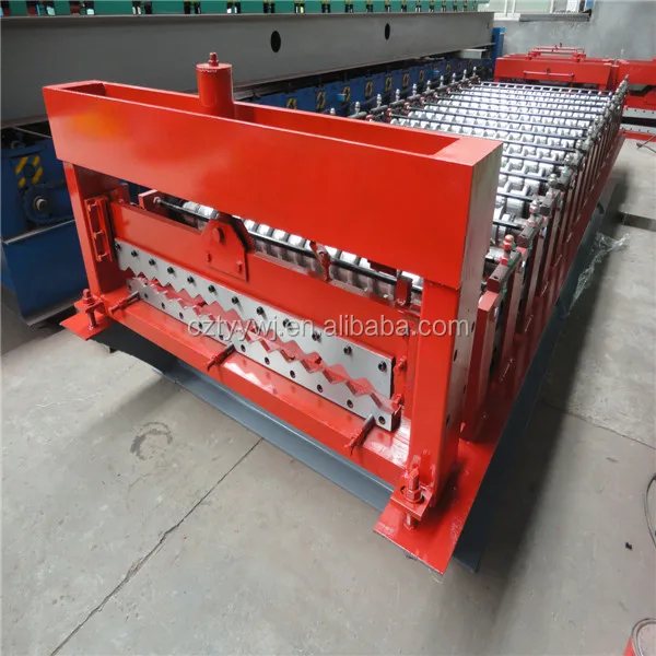 TY steel bar cutting machine corrugated iron sheet making machine press machine roll former