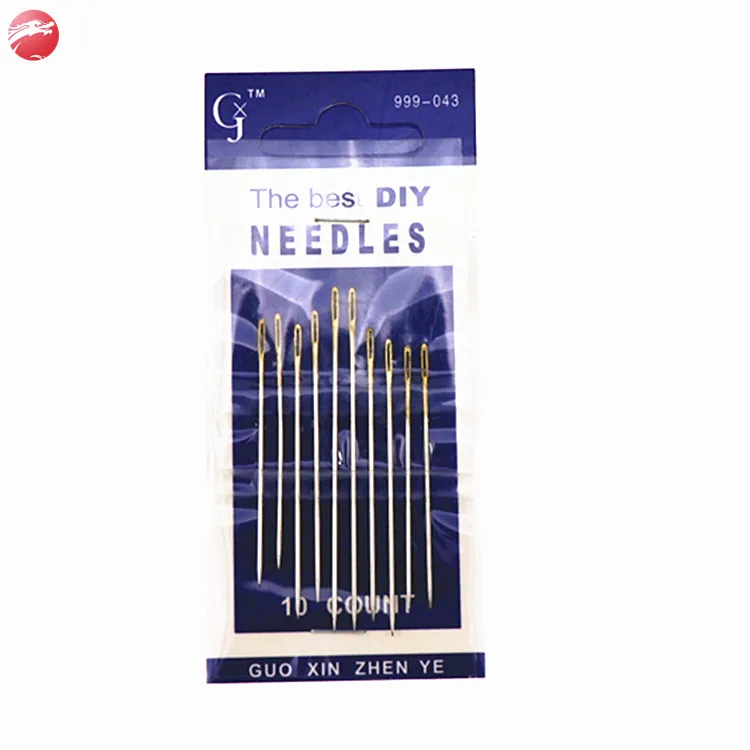 
Customized hand sewing snag repairing assorted needles nickel free sewing needle 