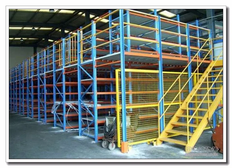 Steel Warehouse Strong Beam Mul-tier Industrial Mezzanine Rack System