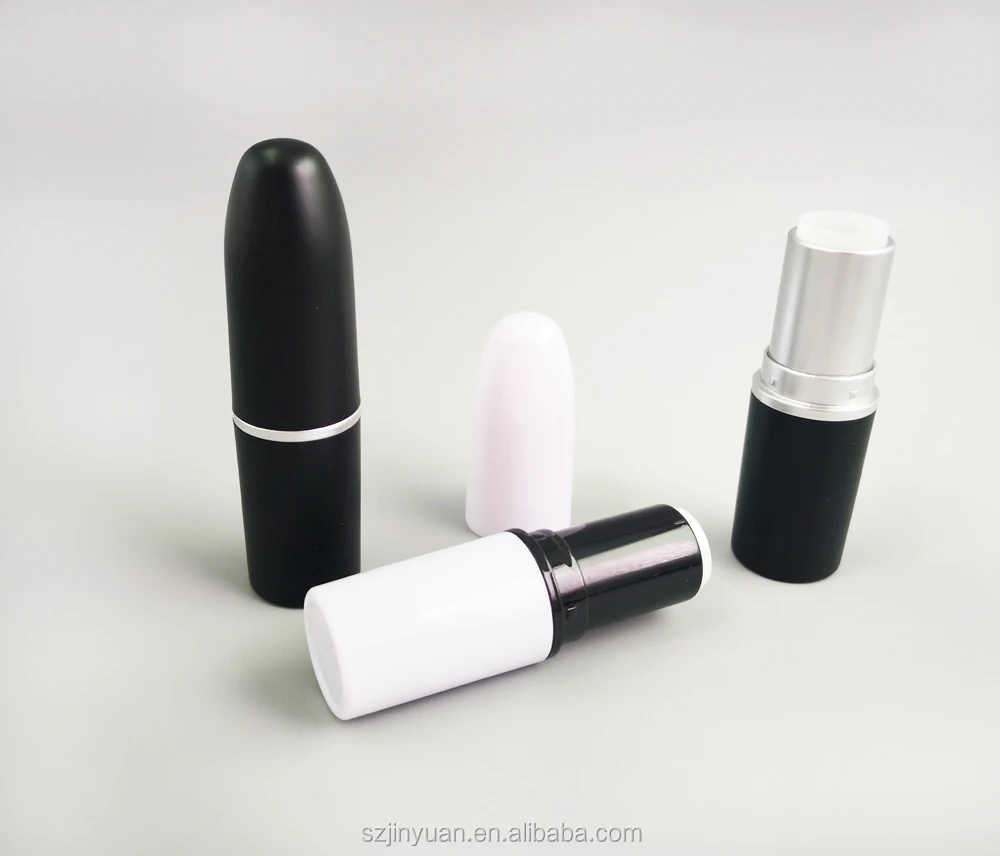 empty lipstick tube  bullet shape lip stick tube 12.1mm  white