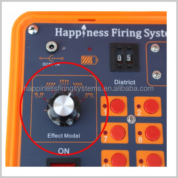 Liuyang Happiness high quality 288 channels wire control special effect fireworks firing system for fireworks display