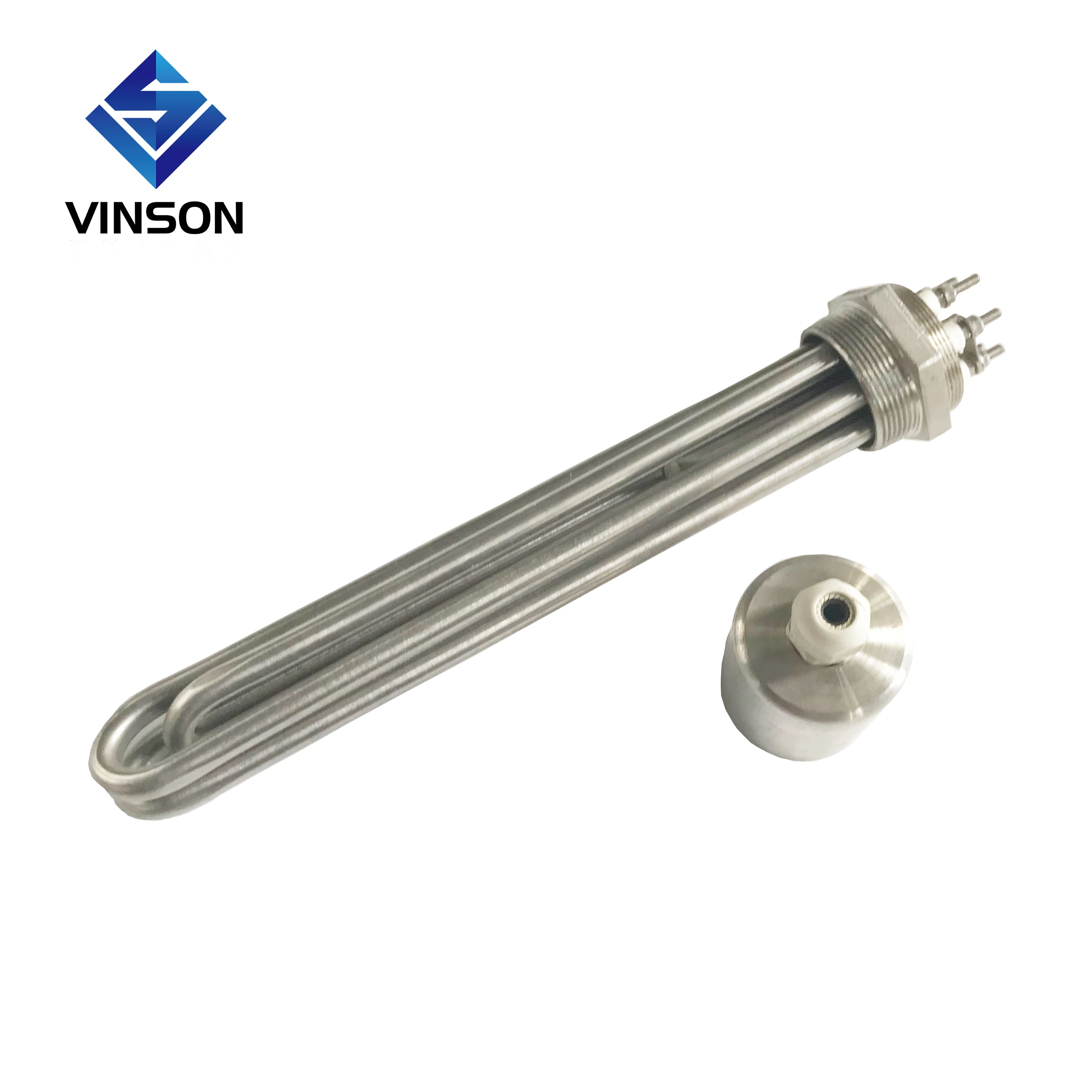 SS304 Square Flange Immersion Water Heater For Industrial Heating