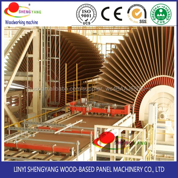 полностью автоматическая линия по производству осп