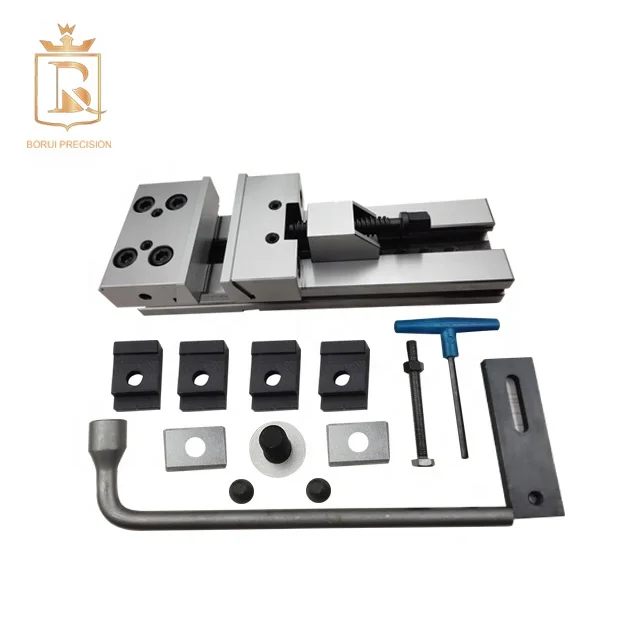 GT100 прецизионная модульная тиска 100 мм для фрезерного станка с ЧПУ