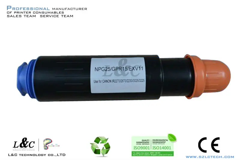 compatible cartridge for canon gpr15/npg25/exv5 for ir2270/2870/2230