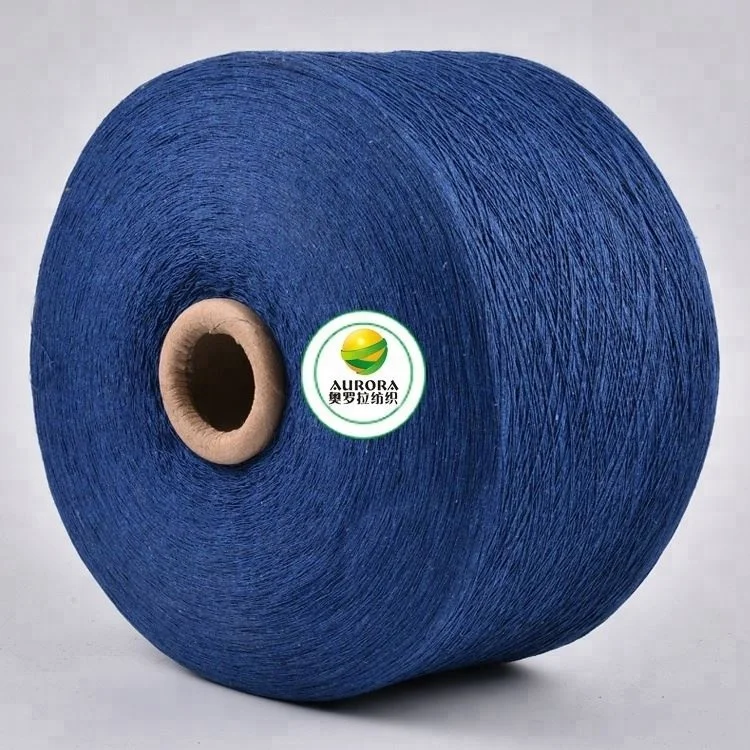 
NE 7/2 China manufacture knitting recycled cotton blended sock yarn 