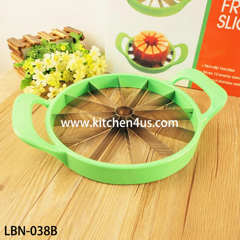 Multi-function big size watermelon slicer/fruit cutter