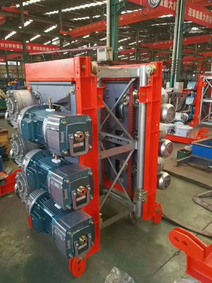 SC200/200 construction hoist with inverter control double cage load 2000kg