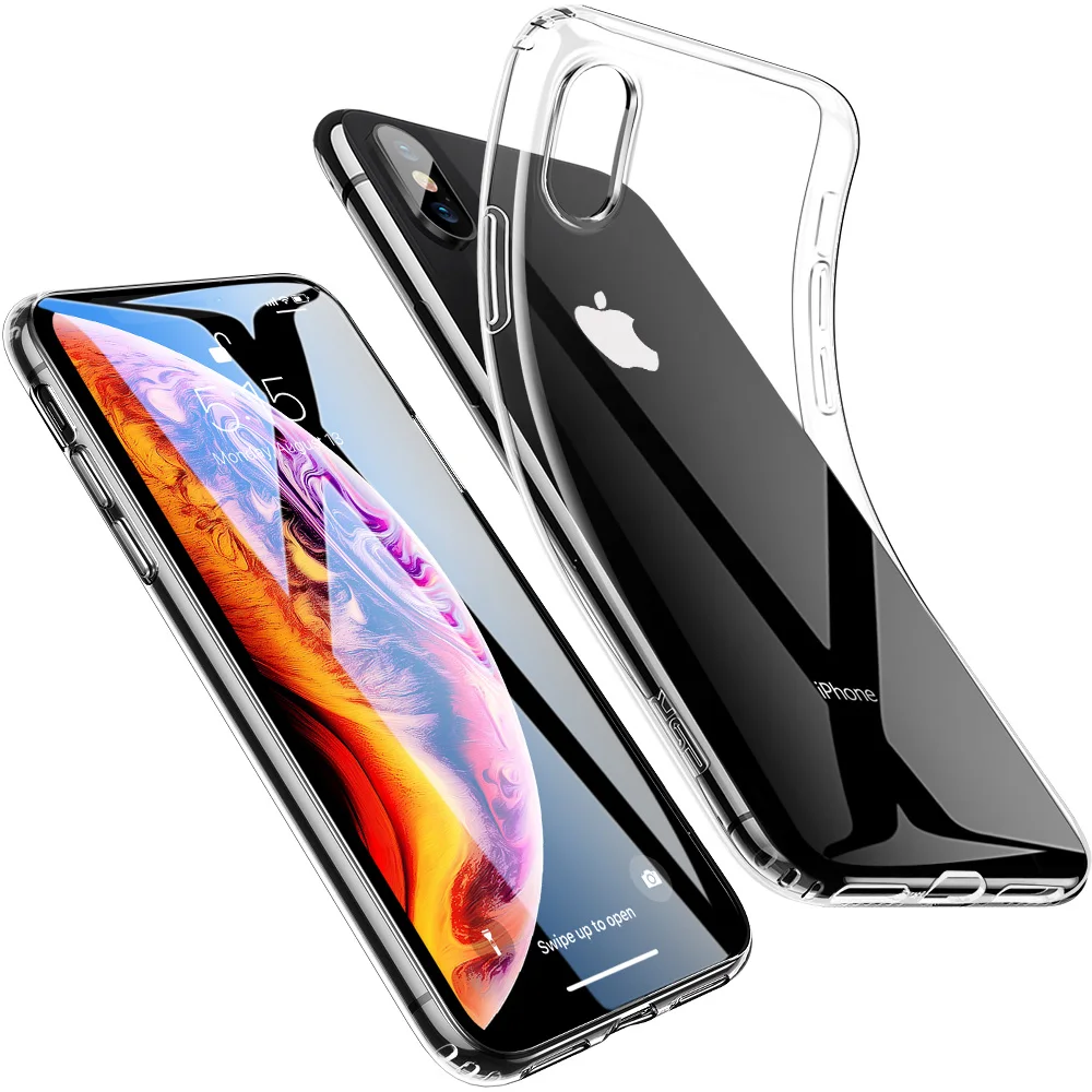 
ESR Crystal Clear Slim Soft Flexible TPU Cover For iPhone 6.5inch case for iPhone Xs max 