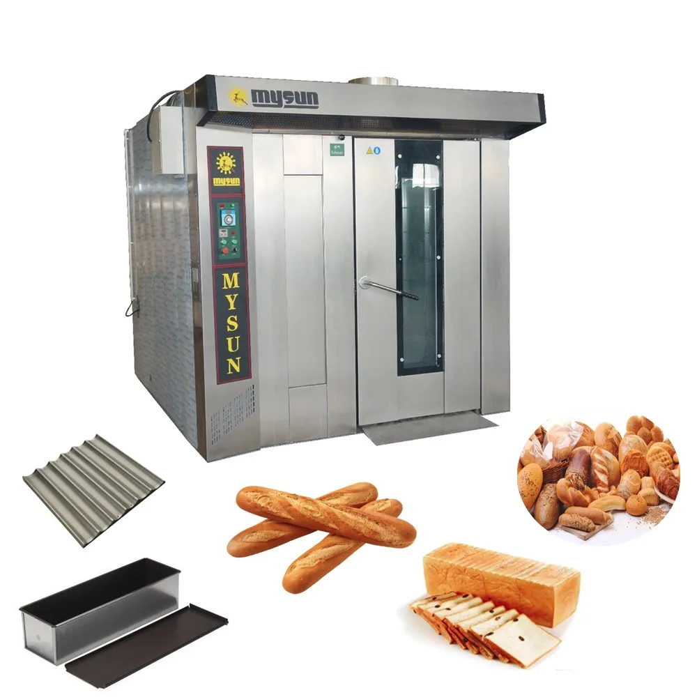 
Industrial Bread Making Machines Rotary Oven Pizza Oven Gas 