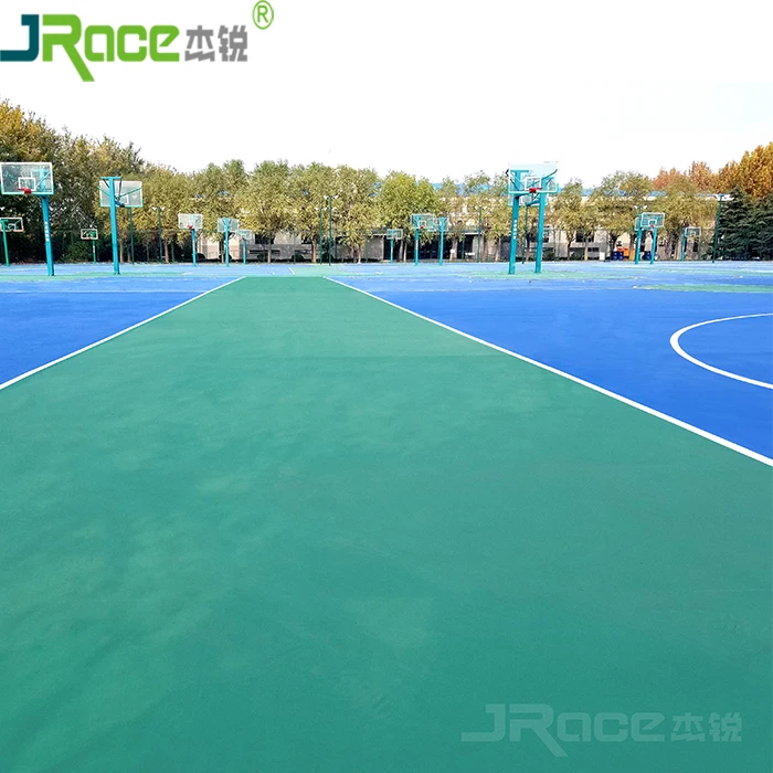 Eco-Friendly Anti Slip Outdoor Sports Basketball Court Flooring