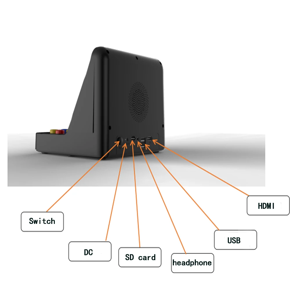 YEPO Classical family game console 7 inch 800*480 pixels support 2 players Video Game Console