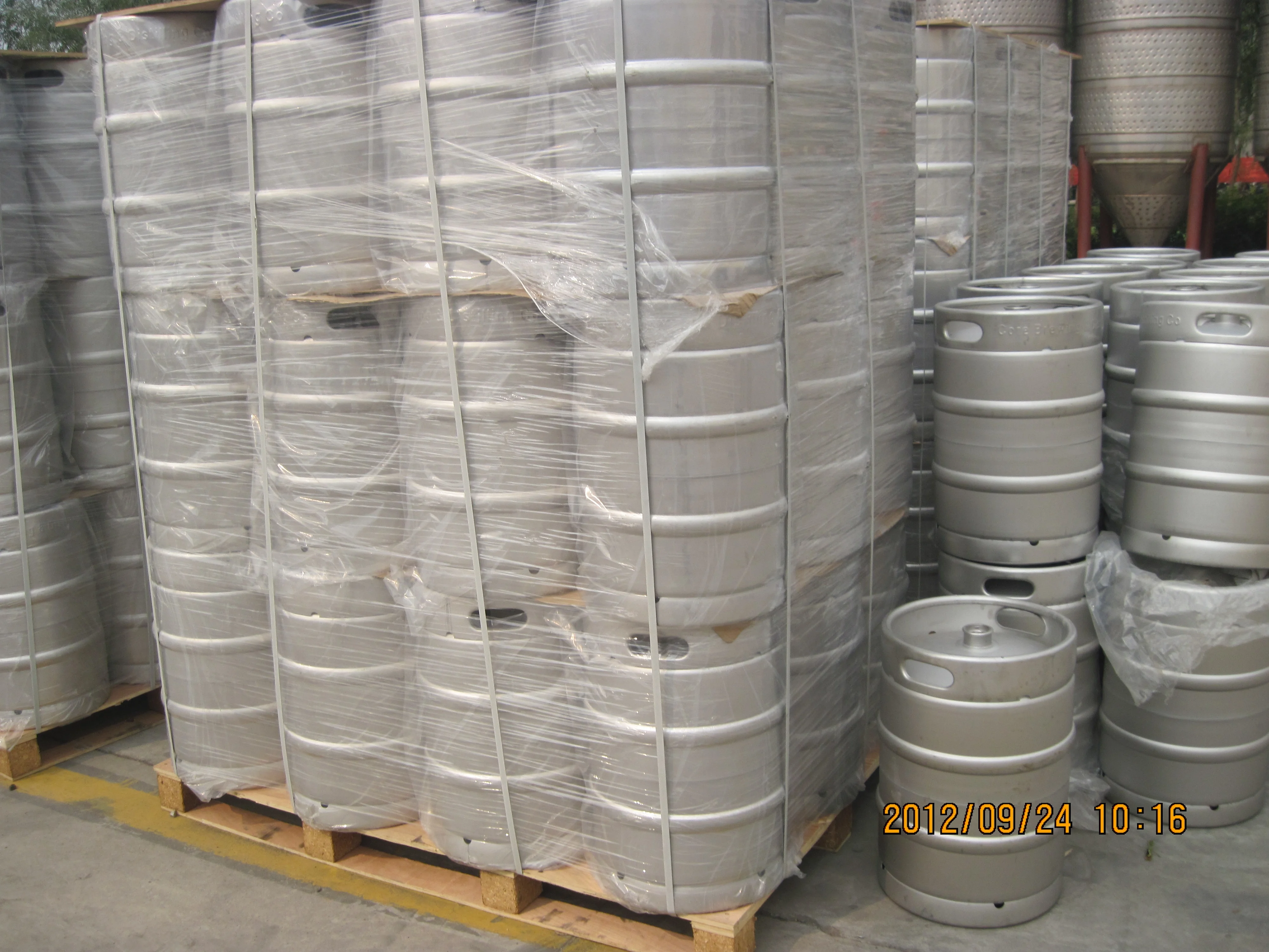 Euro standard 20liter 50liter stainless steel beer keg price S type spear