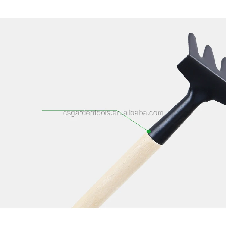 3 pieces outdoor shovel rake suit kids mini garden tools