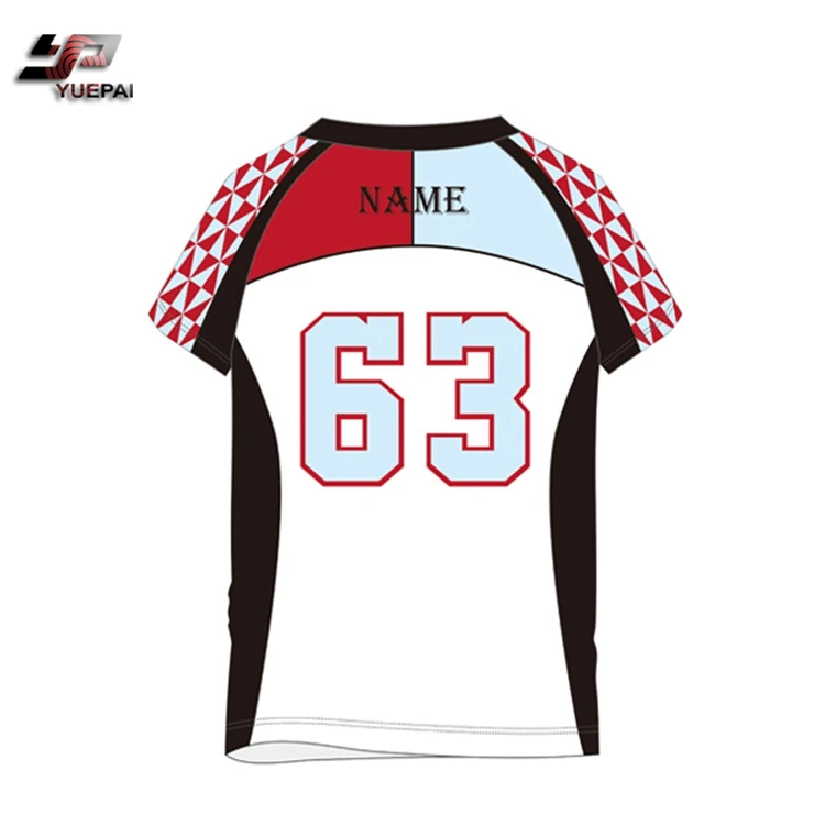 
Team set sublimated wholesale rugby uniform jersey and shorts 