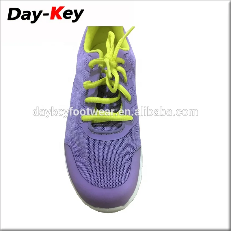 Purple dottedwomen mesh golf shoes/ty dotted cow hide water proof lady golf shoes/amazing sneakers