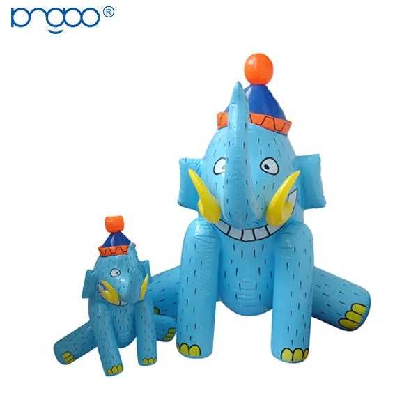 Inflatable animal with elephant