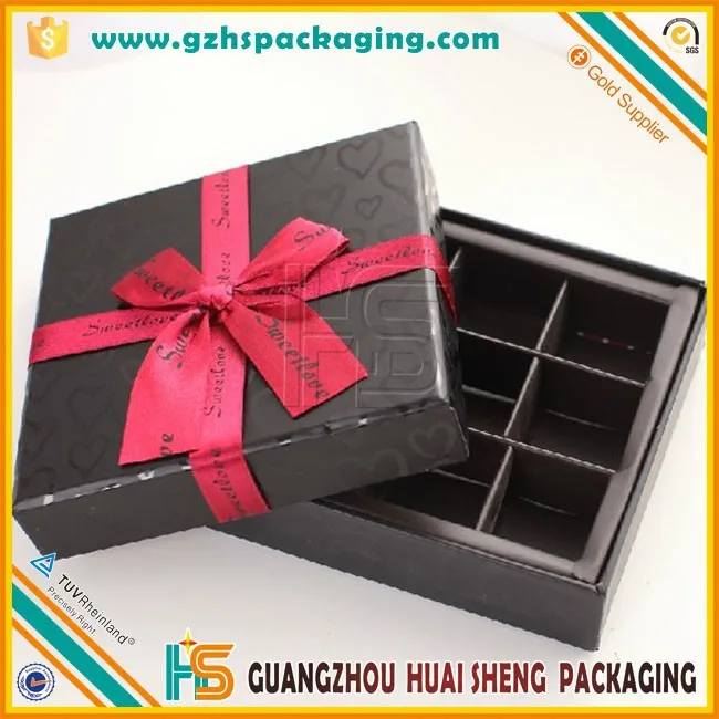 Картон пищевой упаковки подарков коробка конфеты коробка упаковки с инкрустацией