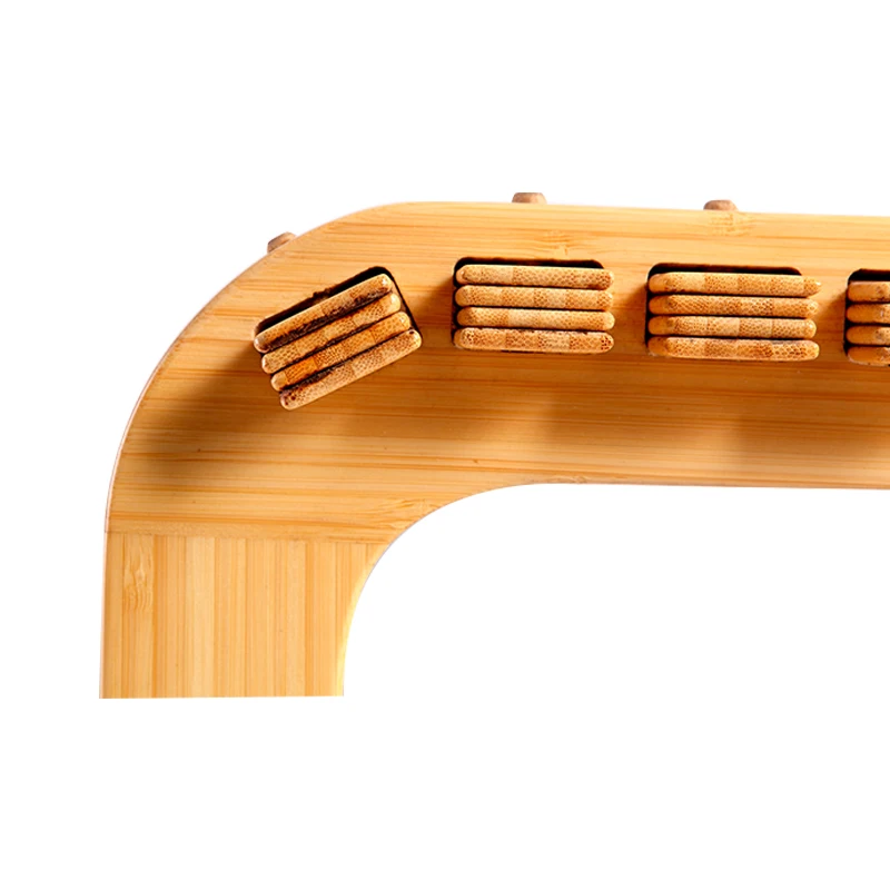 Creative flexible bamboo chair wood dining chairs