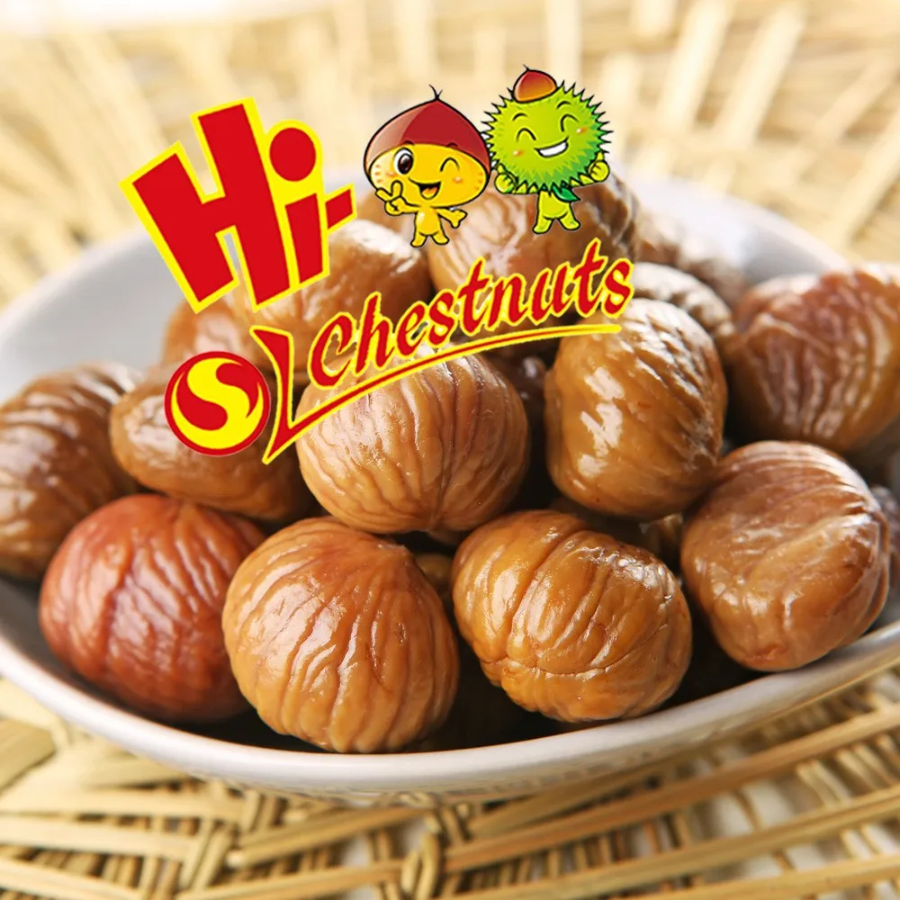 Organic Roasted Chestnuts Snacks --Ready to Eat Healthy Nuts