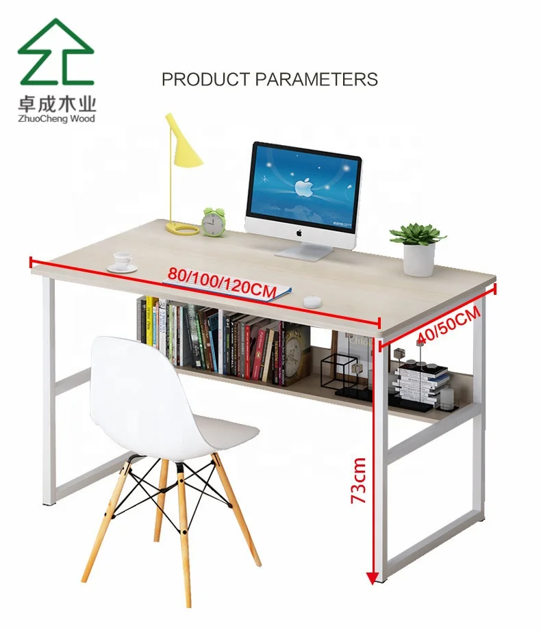 Factory price new wooden design office computer desk teacher table and chair