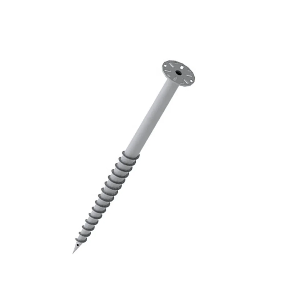 Solar Ground Mount Hot Dip Galvanized Ground Screw Anchors