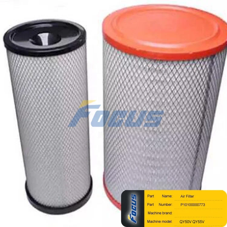 ZOOMLION Truck Crane Spare Parts QY50V QY50V532 QY55V Air Filter  P10100000773