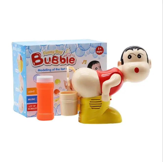 2019 new cartoon bear automatic bubble machine for kids