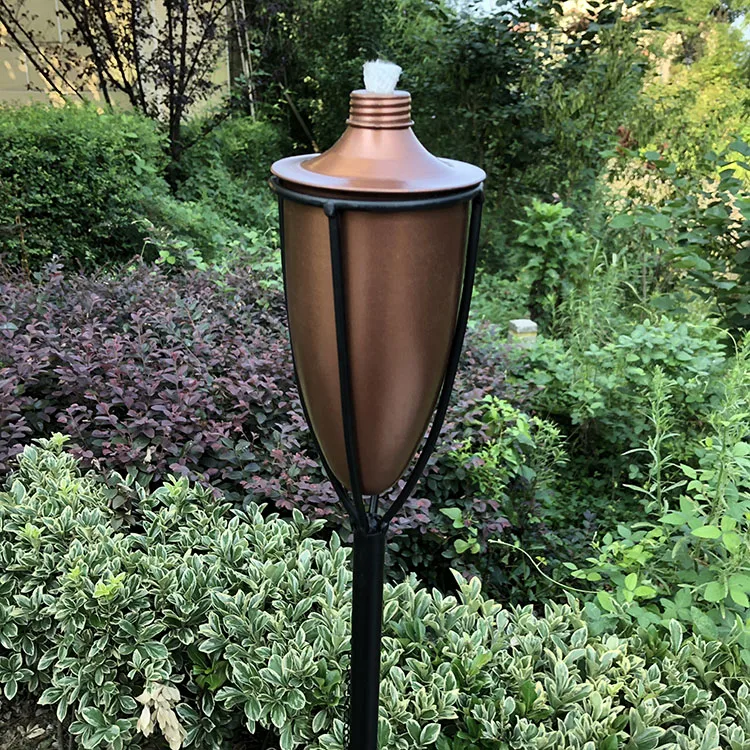 
Outdoor Pwder Coated Metal Garden Torch Tiki Torch Metal Promotion Garden Tiki Torch 