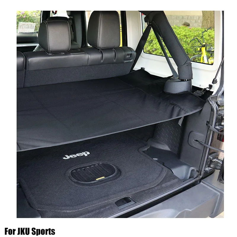 
Rear Trunk Cargo Cover Lite Shield for Wrangler JKU Sports Rubicon SaharaTonneau Cover 